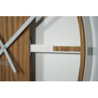 Nástenné hodiny Unique 50cm, Flexistyle z21f-2 hnedá